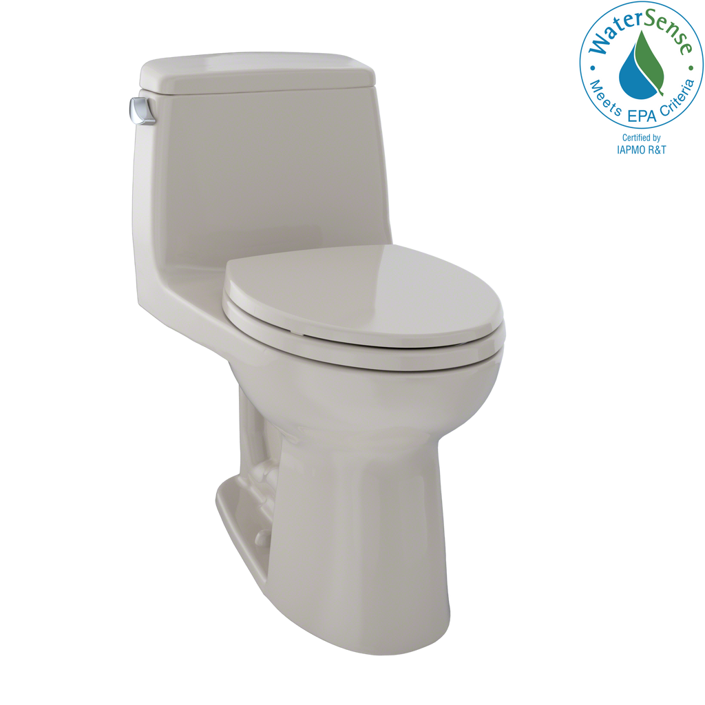 TOTO MS854114EL#03 Eco Ultramax One-Piece Elongated 1.28 Gpf Ada Compliant Toilet - Bone