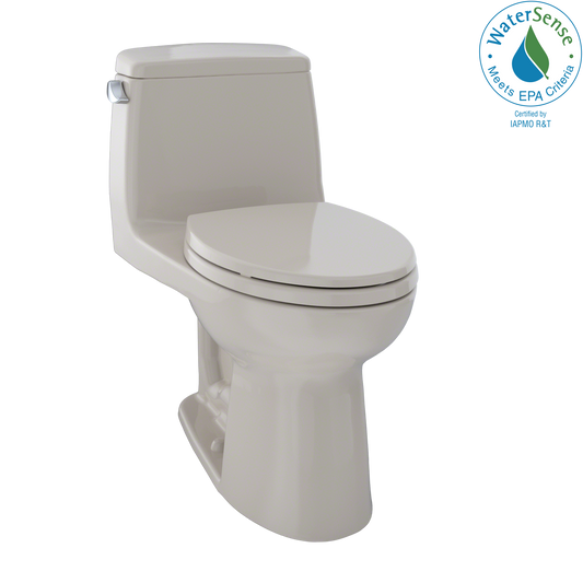 TOTO MS854114EL#03 Eco Ultramax One-Piece Elongated 1.28 Gpf Ada Compliant Toilet - Bone