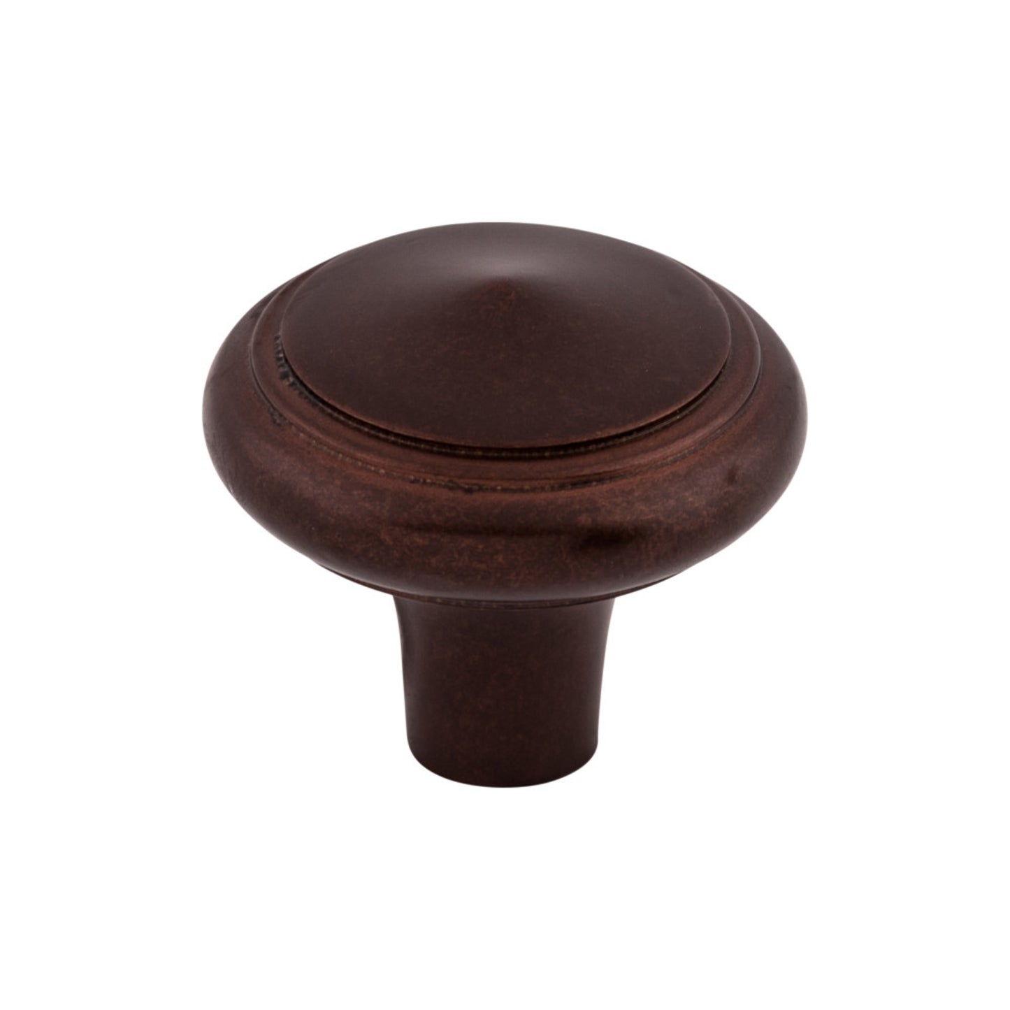 TOP KNOBS M1493 Aspen Peak 1 5/8" Diameter Round Knob - Mahogany Bronze