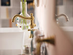 MOEN TVS42114BG Weymouth Two-Handle High Arc Bathroom Faucet - Brushed Gold