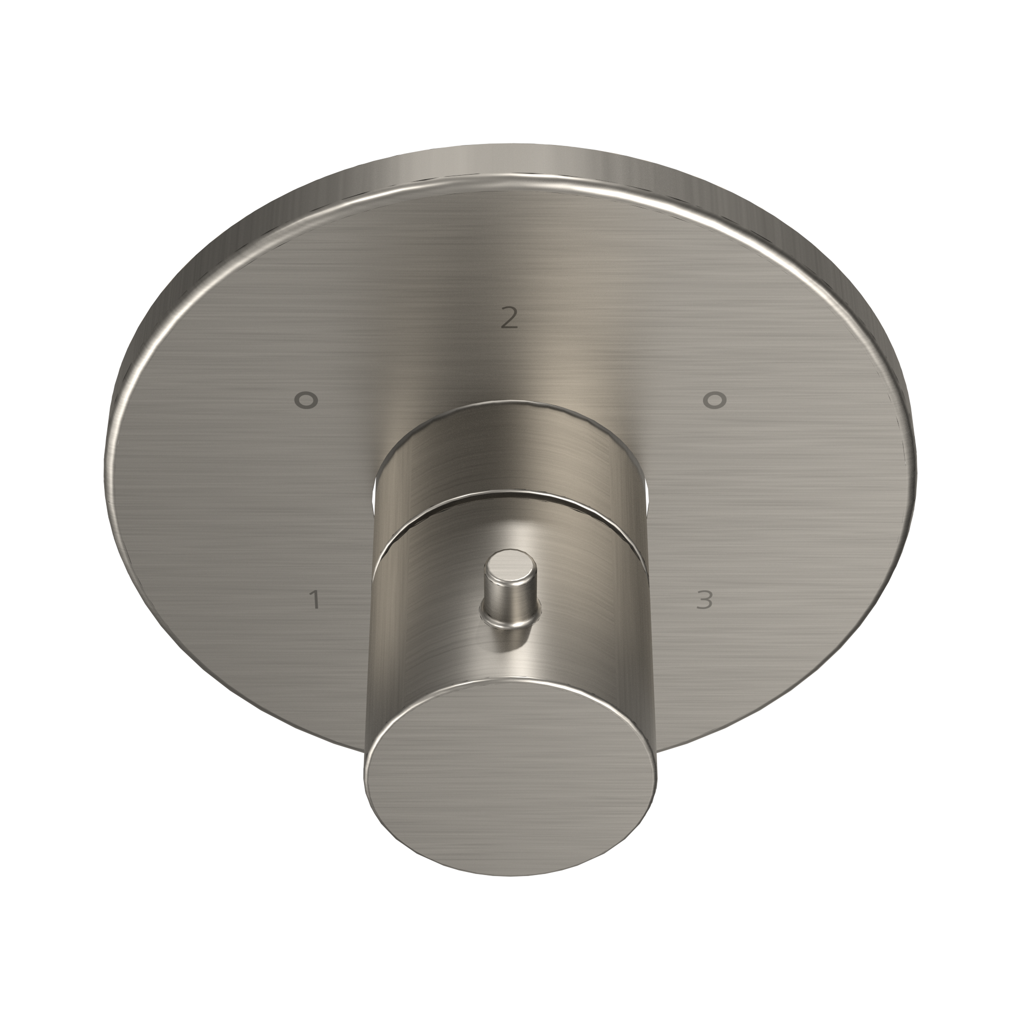 TOTO TBV01102U#BN Round Three-Way Diverter Trim With Off - Brushed Nickel