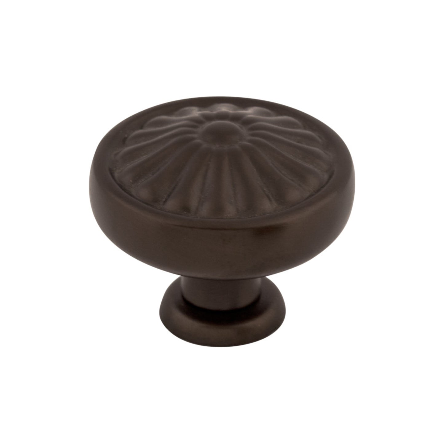 TOP KNOBS M772 Flower 1 1/4" Diameter Round Knob - Oil Rubbed Bronze