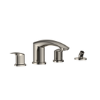 TOTO TBG09202U#PN Gm Two-Handle Deck-Mount Roman Tub Filler Trim With Handshower - Polished Nickel