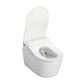 TOTO CWT4474547CMFGA#MS WASHLET+ RP Wall-Hung D-Shape Toilet with RW Bidet Seat and DuoFit In-Wall 1.28 and 0.9 GPF Auto Dual-Flush Tank System , Cotton White