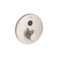 AXOR 36722821 ShowerSelect Thermostatic Trim Round for 1 Function - Brushed Nickel