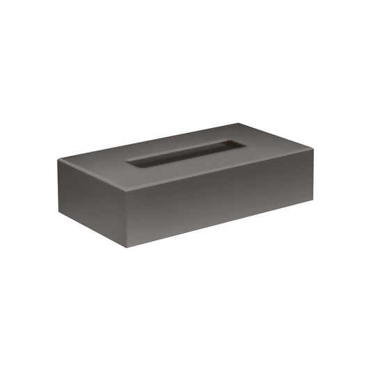 AXOR 42873340 Universal Circular Tissue Box - Brushed Black Chrome
