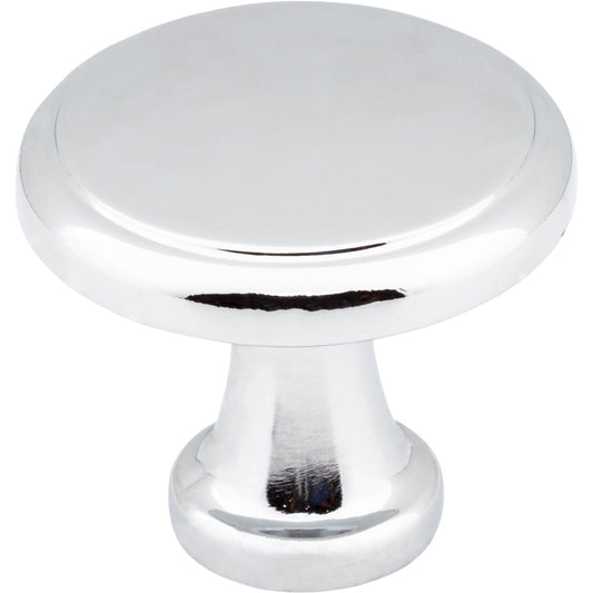 ELEMENTS 3970-PC Kenner 1-3/16" Diameter Mushroom Knob - Polished Chrome