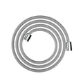 AXOR 28291000 Shower Solutions Textile Hose with Cylindrical Nut, 79" - Chrome
