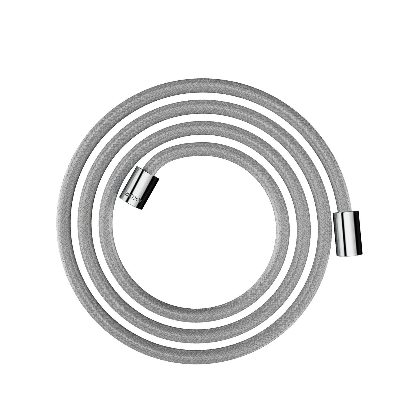 AXOR 28291000 Shower Solutions Textile Hose with Cylindrical Nut, 79" - Chrome