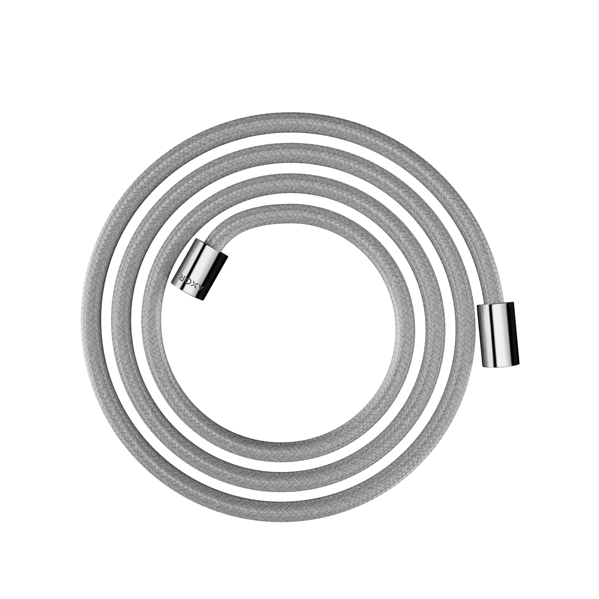 AXOR 28291000 Shower Solutions Textile Hose with Cylindrical Nut, 79" - Chrome