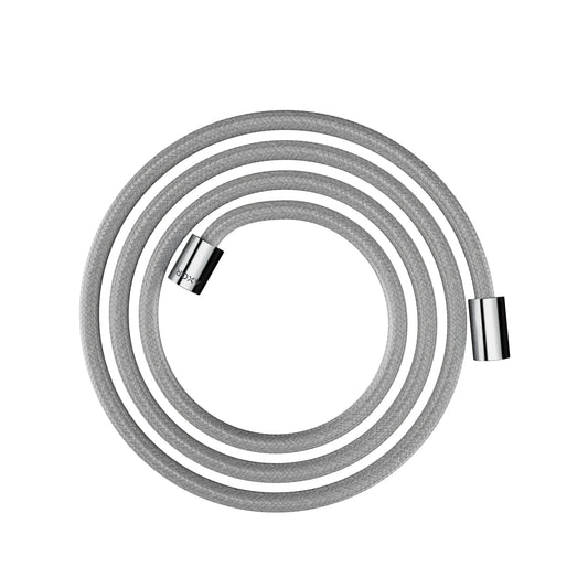 AXOR 28291000 Shower Solutions Textile Hose with Cylindrical Nut, 79" - Chrome
