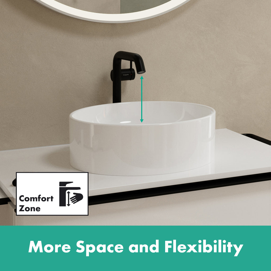 HANSGROHE 73372671 Tecturis S Single-Hole Fine 240, 1.2 GPM - Matte Black