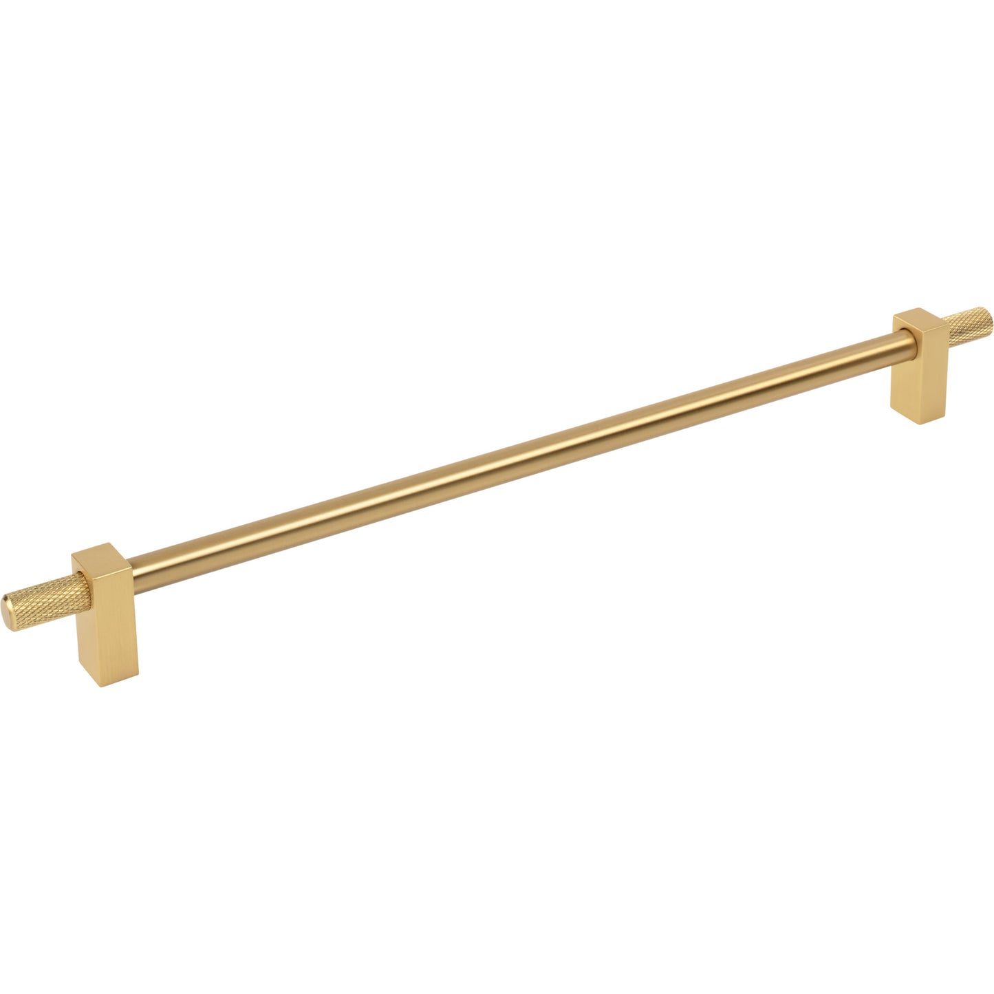 JEFFREY ALEXANDER 698-305BG Larkin Knurled Ends 305 mm Center-to-Center Bar Pull - Brushed Gold