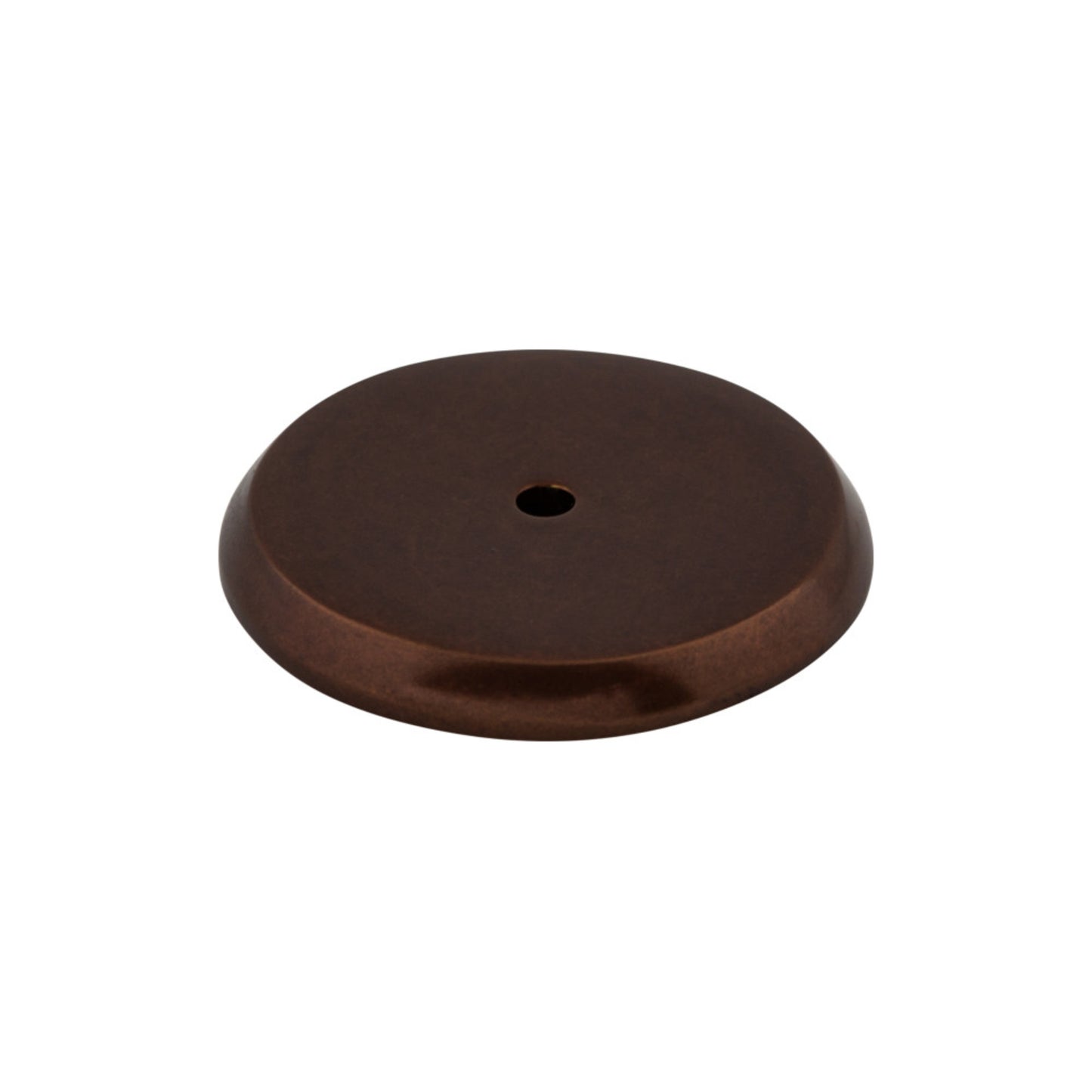 TOP KNOBS M1468 Aspen Round Knob Backplate - Mahogany Bronze