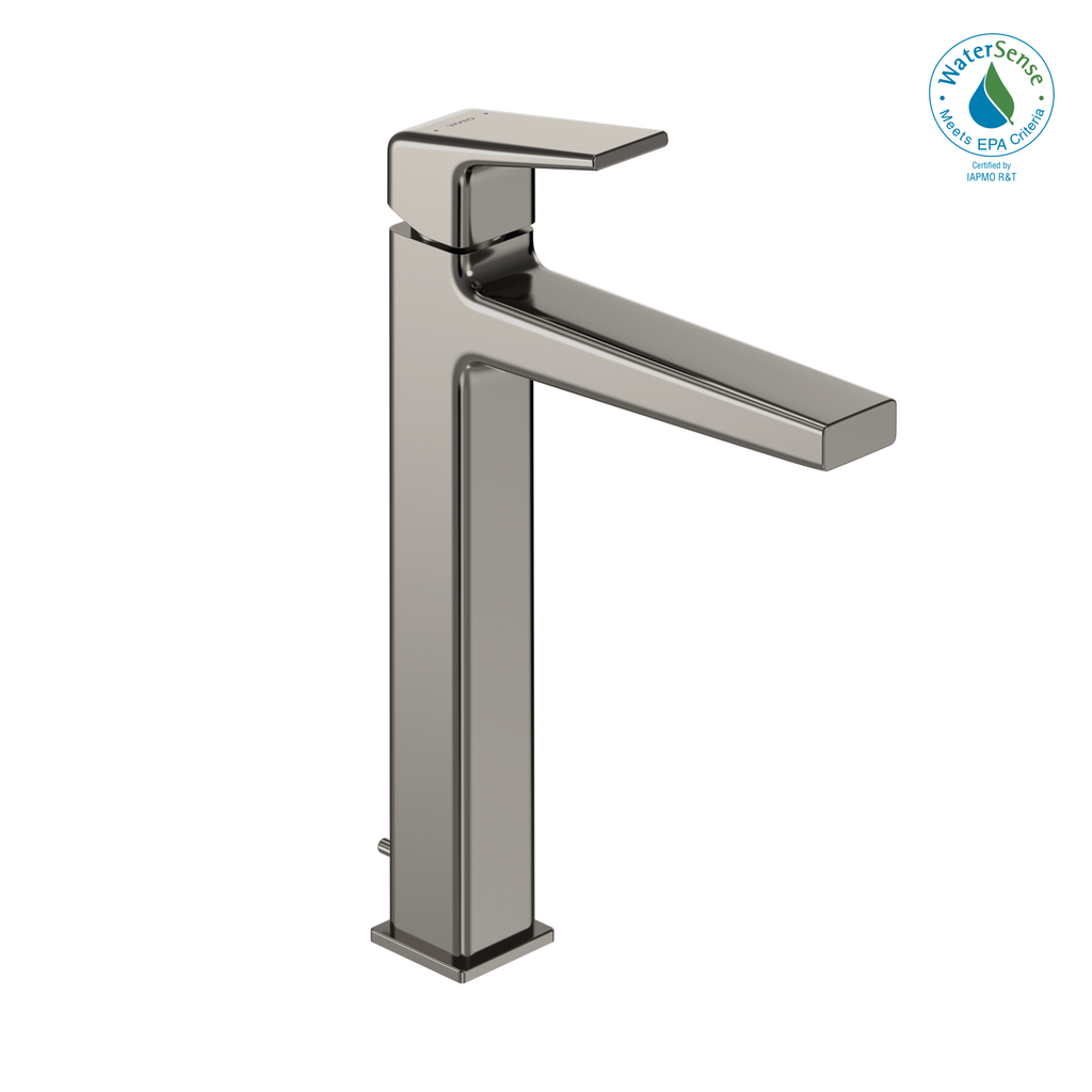 TOTO TLG10305U#PN Gb 1.2 Gpm Single Handle Vessel Bathroom Sink Faucet With Comfort Glide Technology - Polished Nickel