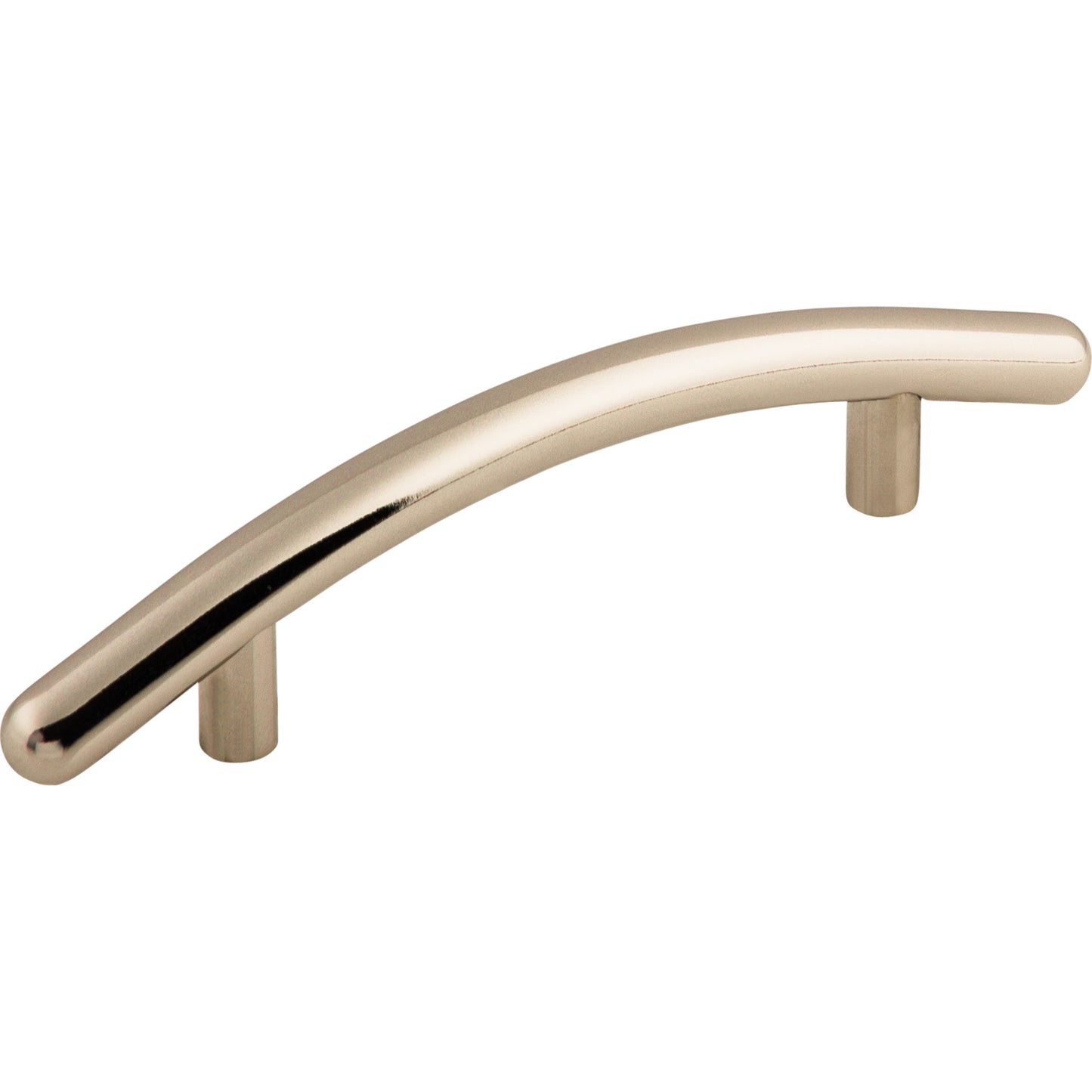 TOP KNOBS M1951 Curved 3 3/4" Center to Center Bar Pull - Polished Nickel