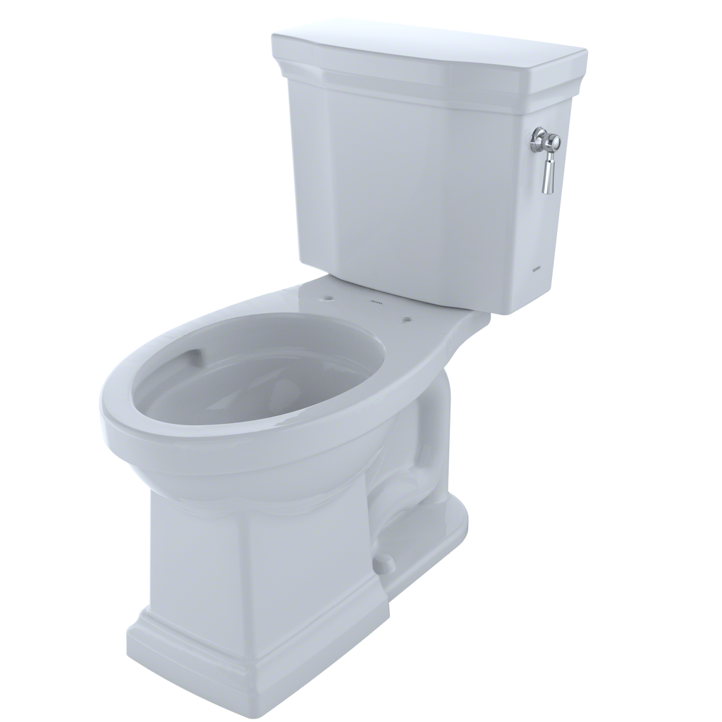 TOTO CST404CUFRG#01 Promenade Ii 1G Two-Piece Elongated 1.0 Gpf Universal Height Toilet With Cefiontect And Right-Hand Trip Lever - Cotton White