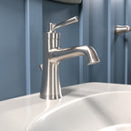 HANSGROHE 04773820 Joleena Single-Hole Faucet 100 with Pop-Up Drain, 0.5 GPM - Brushed Nickel