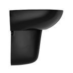 TOTO LHT241#51 Supreme Oval Wall-Mount Bathroom Sink And Shroud For Single Hole Faucets - Ebony