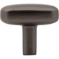 JEFFREY ALEXANDER 329L-BNBDL Loxley 1-1/2" Length Rectangle Knob - Brushed Pewter