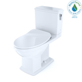TOTO MS494234CEMFRG#01 Connelly Two-Piece Elongated Dual Flush 1.28 And 0.9 Gpf With Cefiontect And Right Lever - Cotton White