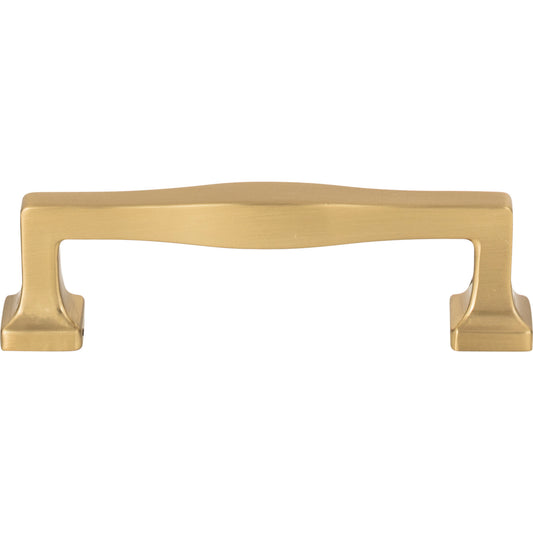 ATLAS A203-WB Kate 3 3/4" Center to Center Bar Pull - Warm Brass