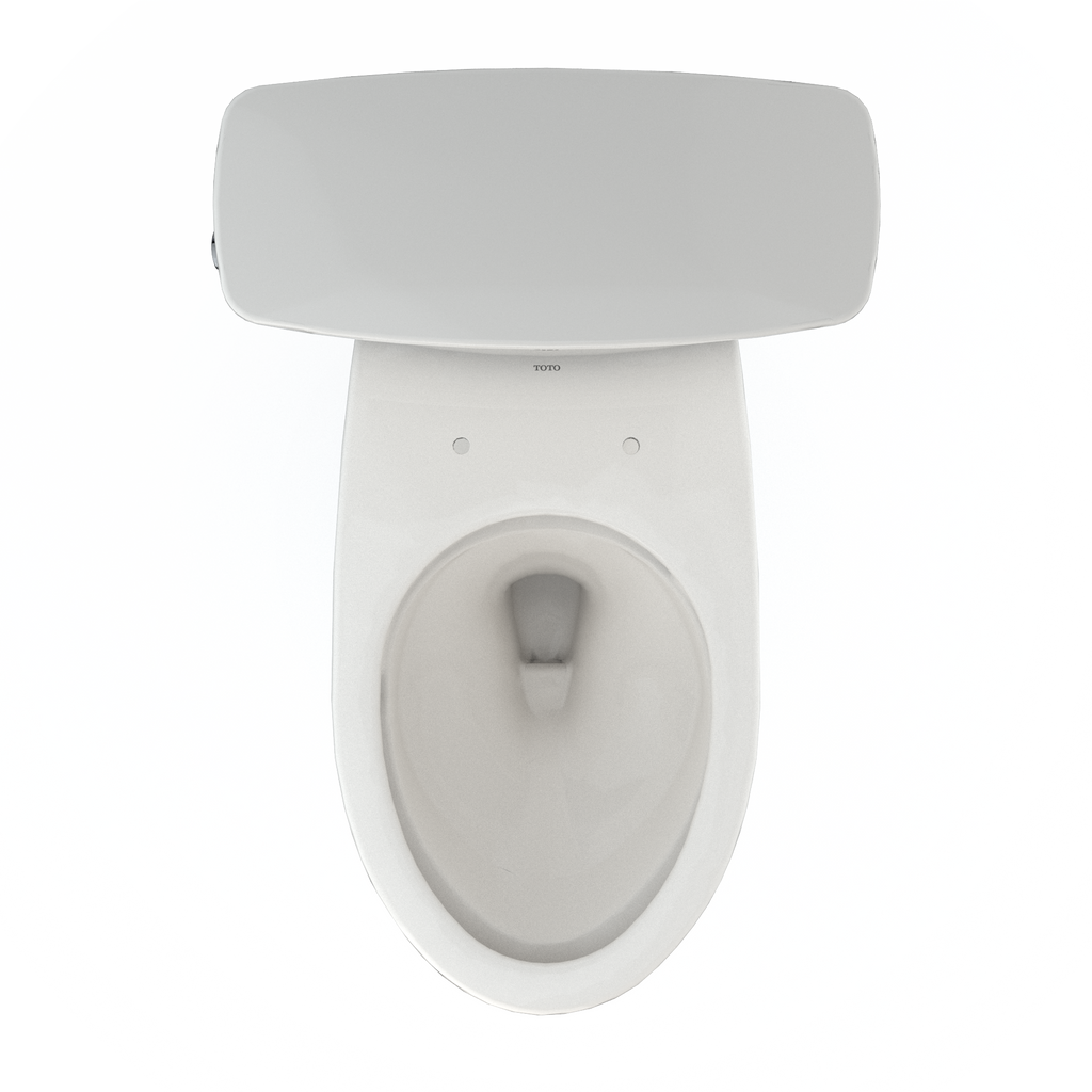 TOTO CST786CEFG#11 Drake Transitional Two-Piece Elongated 1.28 Gpf Universal Height Tornado Flush Toilet With Cefiontect - Colonial White