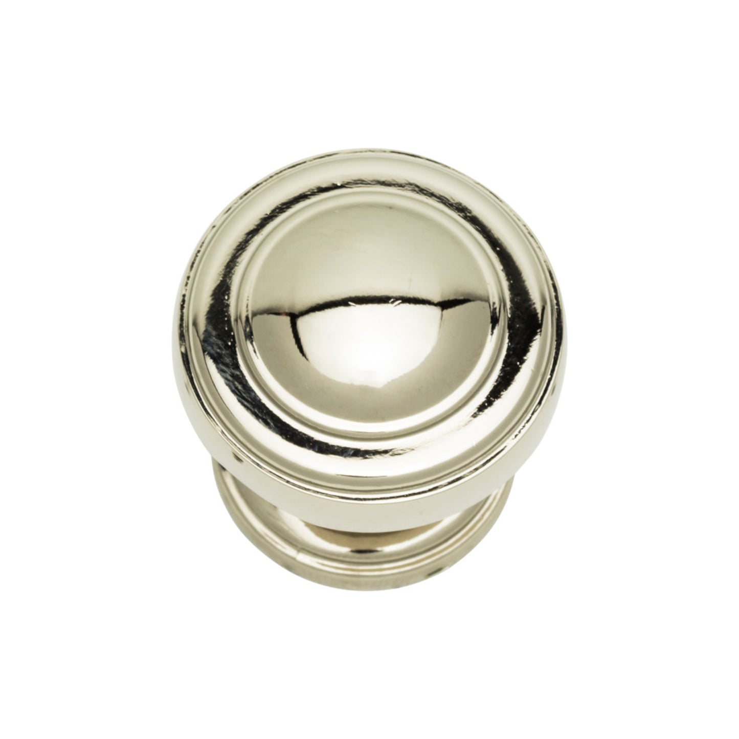 ATLAS 313-pn Bronte 1 1/8" Diameter Round Knob - Polished Nickel