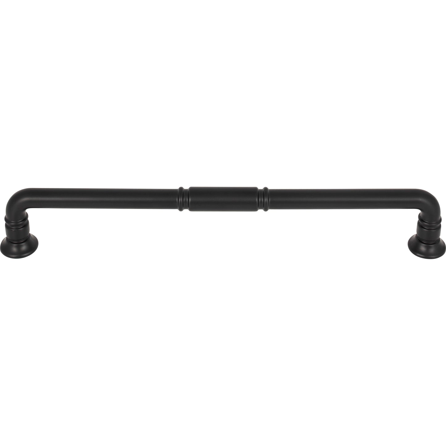 TOP KNOBS TK1008BLK Kent 12" Center to Center Appliance Pull - Flat Black