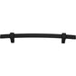 ATLAS 304-BL Buckle Up 6 5/16" Center to Center Bar Pull - Matte Black