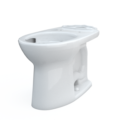 TOTO C776CEFGT40.10#01 Drake Elongated Universal Height Tornado Flush Toilet Bowl With 10 Inch Rough-In And Cefiontect - Cotton White