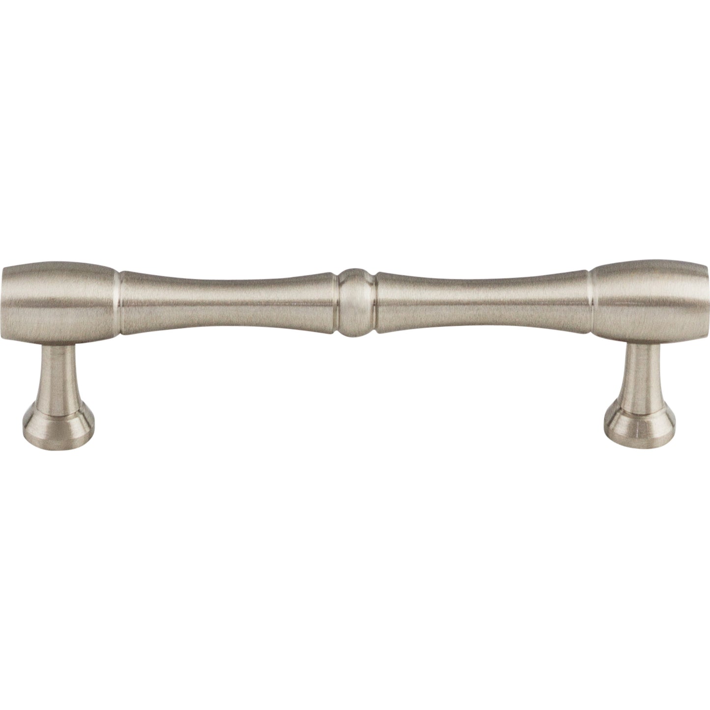 TOP KNOBS M723-96 Nouveau Bamboo 3 3/4" Center to Center Bar Pull - Brushed Satin Nickel