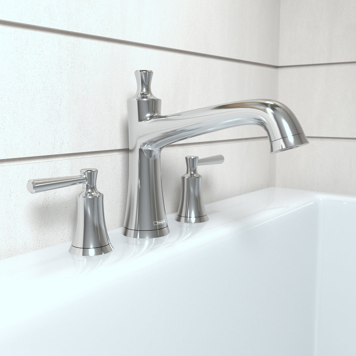 HANSGROHE 04776000 Joleena 3-Hole Roman Tub Set Trim - Chrome