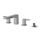 TOTO TBG10202U#CP Gb Two-Handle Deck-Mount Roman Tub Filler Trim With Handshower - Polished Chrome