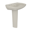 TOTO LPT242.8G#12 Prominence Oval Basin Pedestal Bathroom Sink With Cefiontect For 8 Inch Center Faucets - Sedona Beige