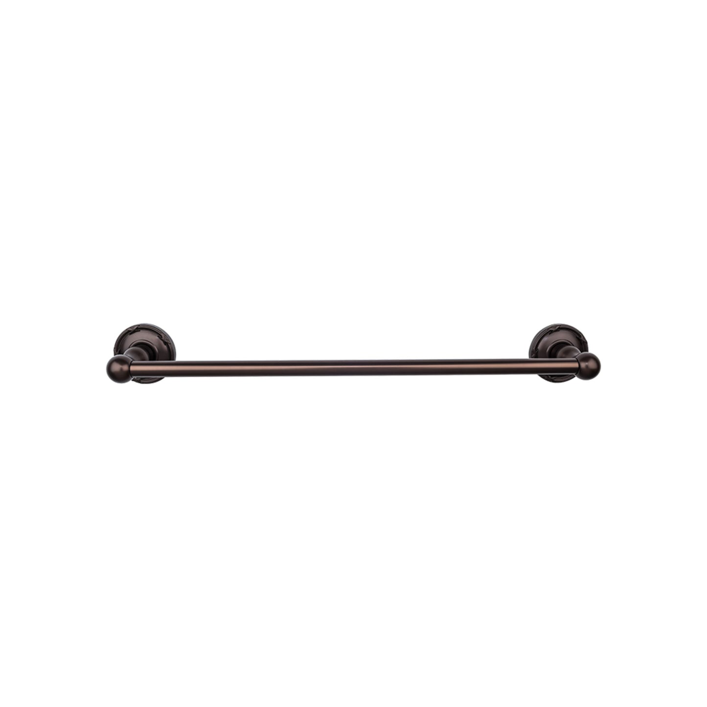 TOP KNOBS ED8ORBE TOP BATH (R) Edwardian Bath Single 26 1/2" Wall Mounted Towel Bar - Oil Rubbed Bronze