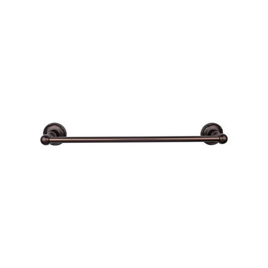 TOP KNOBS ED8ORBE TOP BATH (R) Edwardian Bath Single 26 1/2" Wall Mounted Towel Bar - Oil Rubbed Bronze