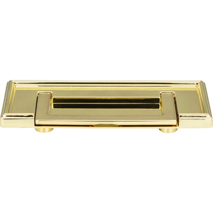 ATLAS 381-PB Campaign 3" Center to Center Drop Handle - Polished Brass