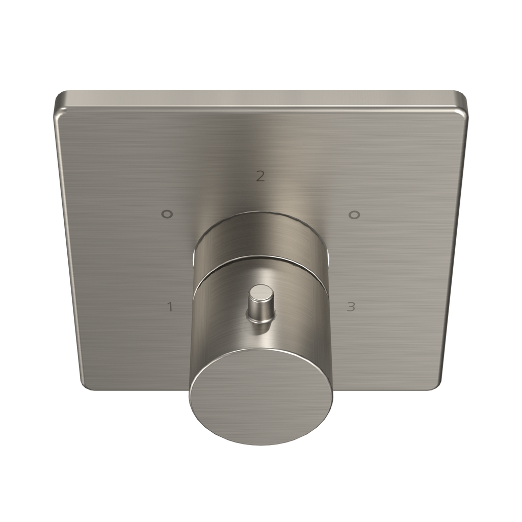 TOTO TBV02102U#BN Square Three-Way Diverter Shower Trim With Off - Brushed Nickel