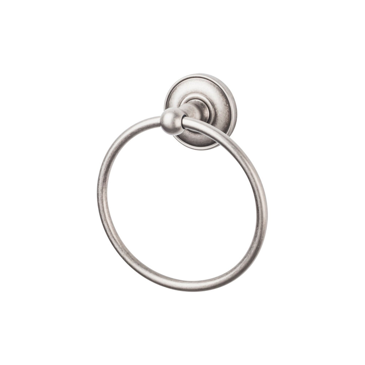 TOP KNOBS ED5APD TOP BATH (R) Edwardian Bath Towel Ring - Antique Pewter