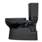 TOTO MS474124CUF#51 Vespin II 1G Two-Piece Elongated 1.0 GPF Universal Height Toilet with SS124 SoftClose Seat , Ebony