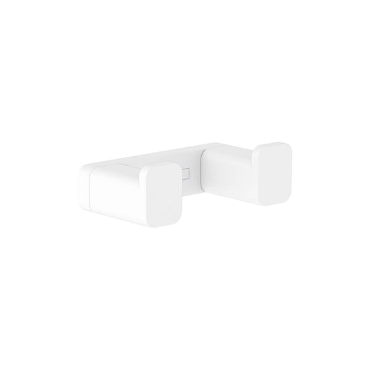 HANSGROHE 41755700 Matte White AddStoris Modern Double Hook