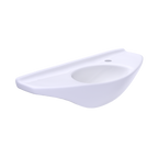 TOTO LT650G#01 Oval Wall-Mount Bathroom Sink With Cefiontect - Cotton White