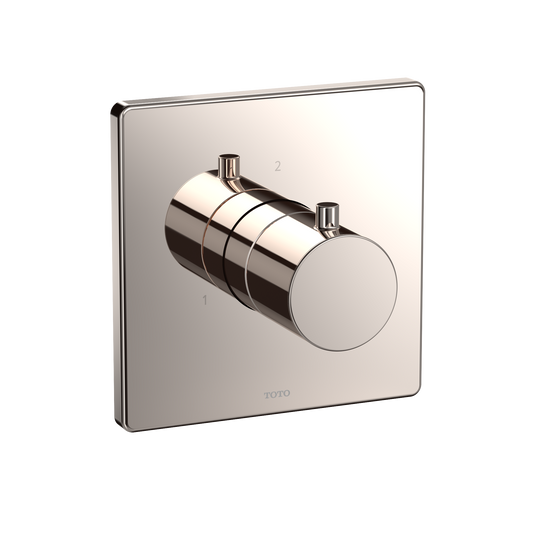 TOTO TBV02104U#PN Square Three-Way Diverter Shower Trim - Polished Nickel