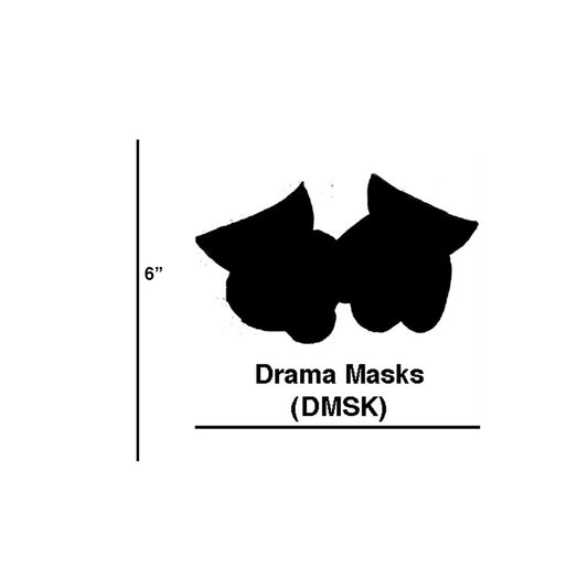 ELK STUDIO DMSK/S6 Drama Masks Cookie Cutters (Set of 6)