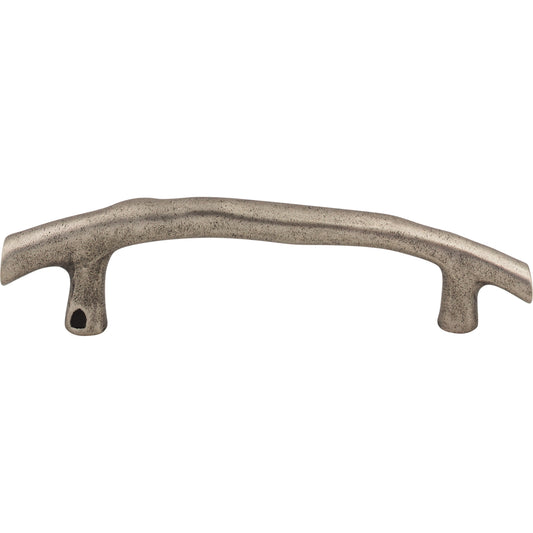 TOP KNOBS M1345 Aspen Twig 5" Center to Center Bar Pull - Silicon Bronze Light