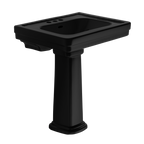 TOTO LPT530.4N#51 Promenade 27-1/2" X 22-1/4" Rectangular Pedestal Bathroom Sink For 4 Inch Center Faucets - Ebony