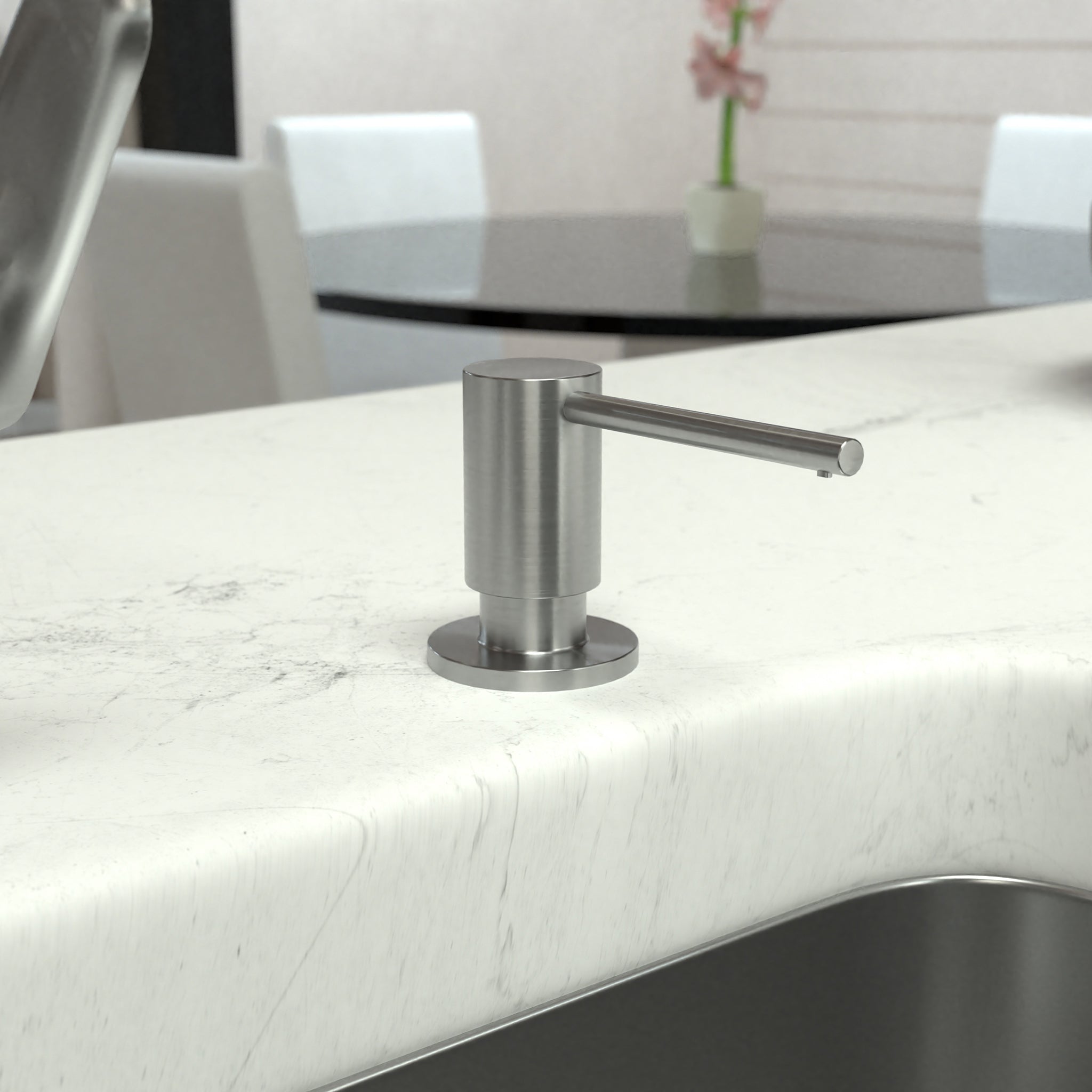 HANSGROHE 40438801 Focus Soap Dispenser - Stainless Steel Optic