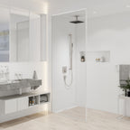 HANSGROHE 24338821 Pulsify E Extension Pipe for Ceiling Mount E, 4" - Brushed Nickel