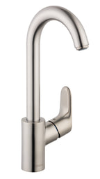 HANSGROHE 04507801 Focus Bar Faucet, 1.5 GPM - Stainless Steel Optic